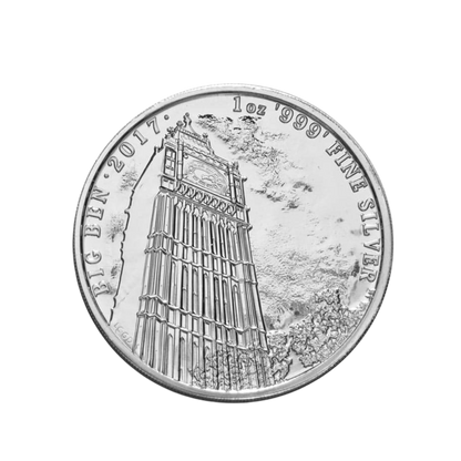 2017 Landmarks of Britain Big Ben Silver 1oz Coin