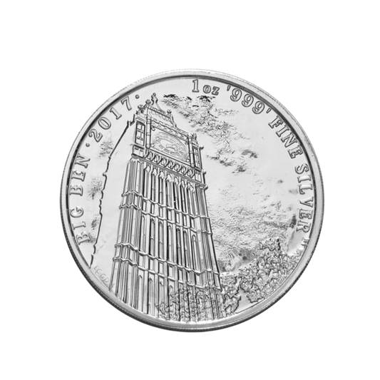 2017 Landmarks of Britain Big Ben Silver 1oz Coin