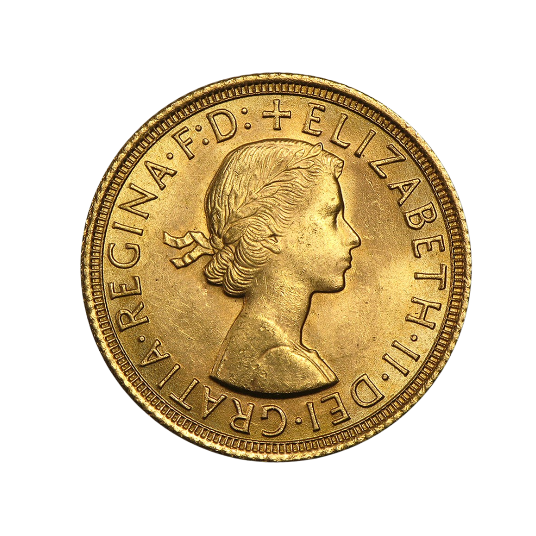 Gold Sovereign - Elizabeth II - First Portrait - 1957-1968