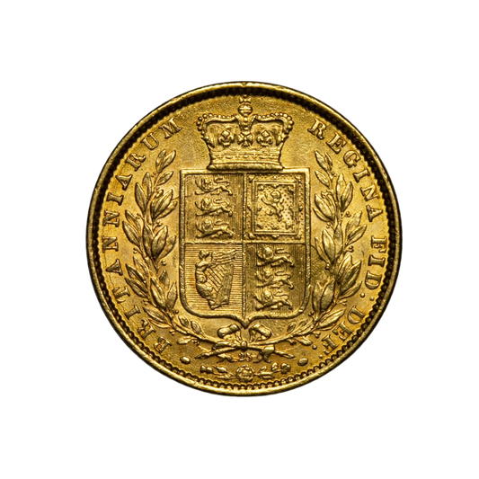 Gold Sovereign - Shield Reverse (Mixed Head)