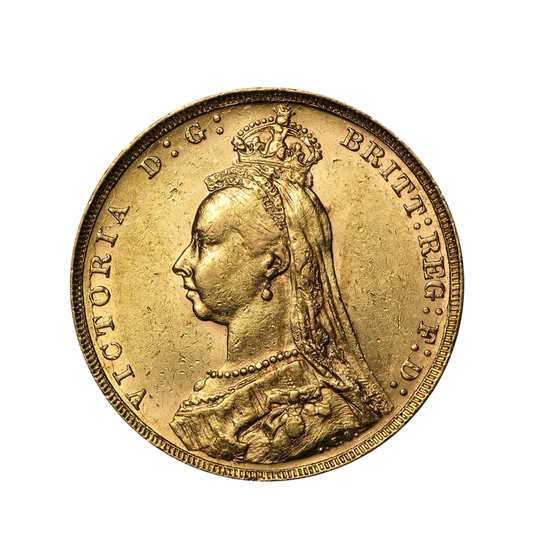 Gold Sovereign - Victoria - Jubilee Head - 1887-1893