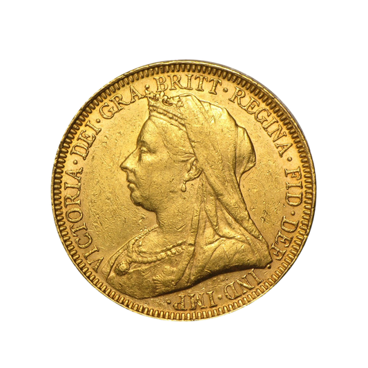 Gold Sovereign - Victoria - Old Head - 1893-1901