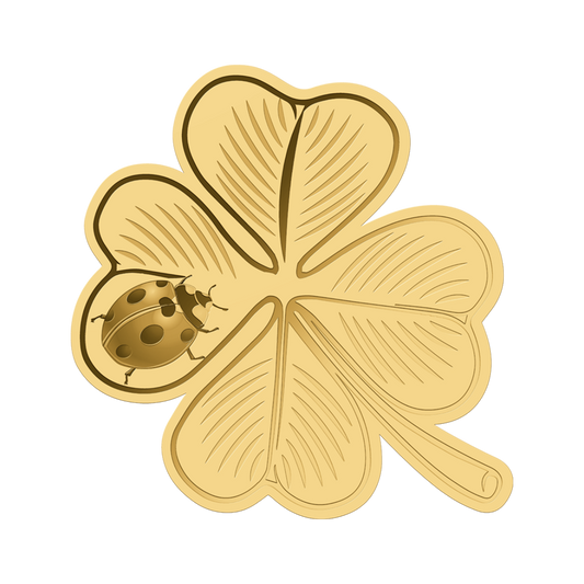 Good Luck Coin Card - Gold Gift