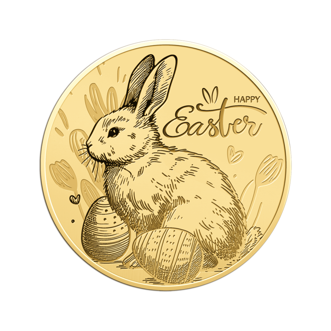 Happy Easter - Gold Gift