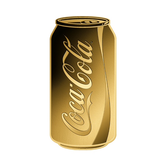 Coca Cola Can Coin Card - Gold Gift