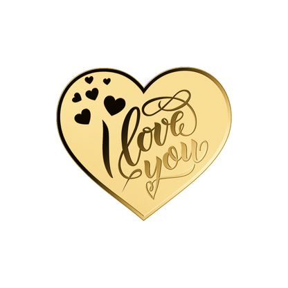 Heart I love you 1/200oz - Gold Gift