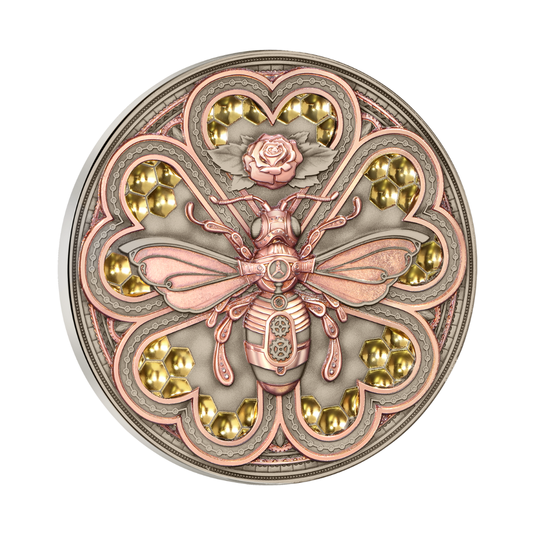 2oz Silver Coin 'Metal Bee' - Lithuanian Mint – Cardiff Gold
