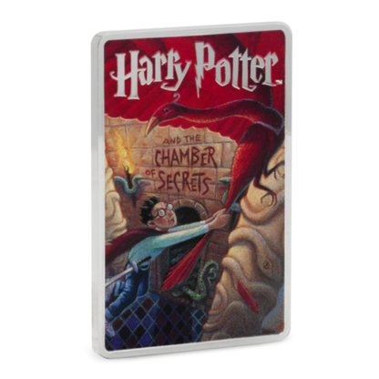 Harry Potter Book Covers: Harry Potter and the Chamber of Secrets 2oz Silver