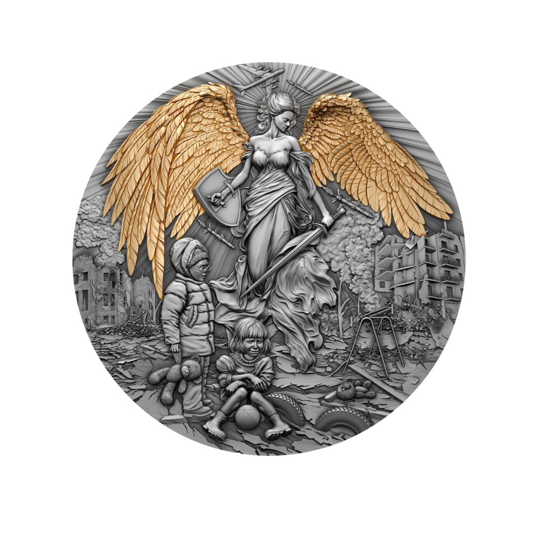 2oz Silver Coin Guardian Angel - T&S Coins