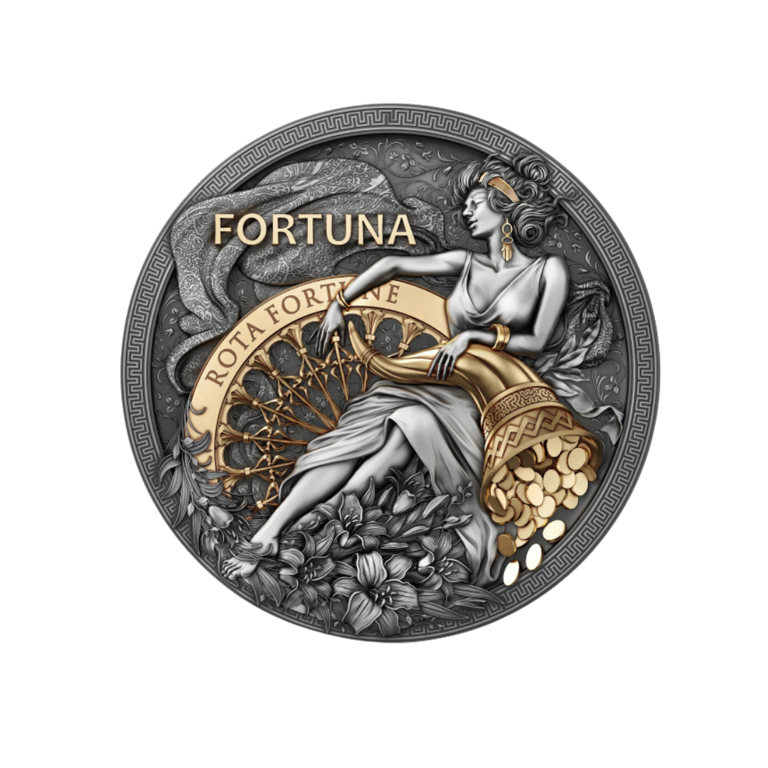 2oz Silver Coin Fortuna - T&S Coins