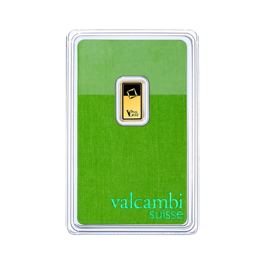 1g Valcambi Green Gold Bar