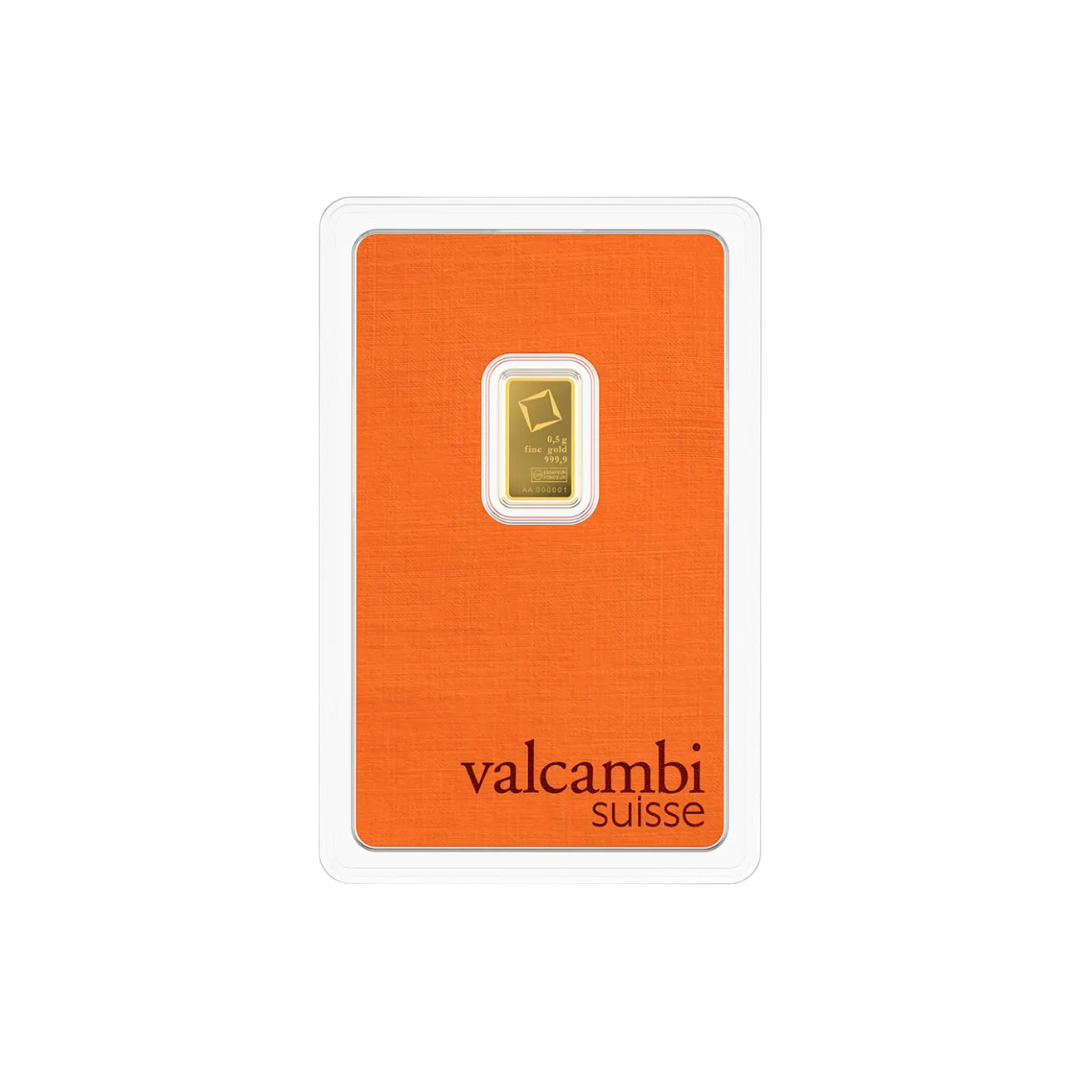 0.5g Valcambie Orange Gold Bar