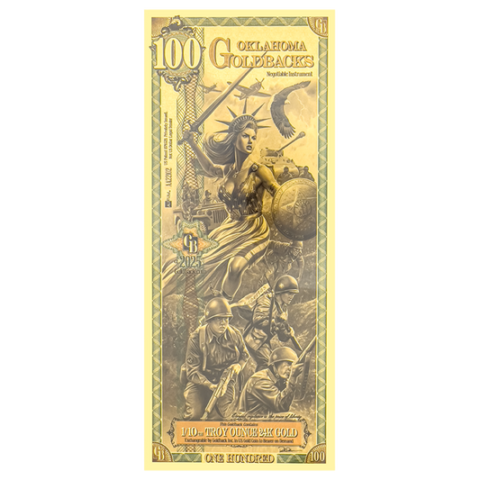 100 Goldback - Oklahoma