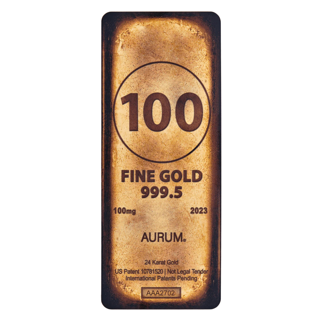 Gold Bar Aurum Gold Note - Random Year