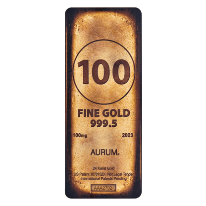 Gold Bar Aurum Gold Note - Random Year