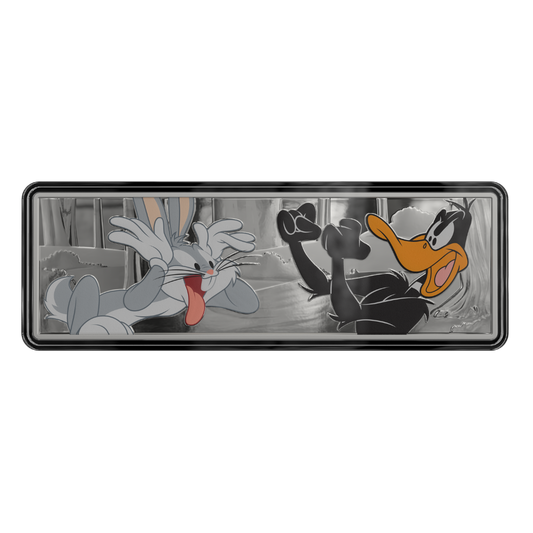 Looney Tunes - Double Trouble - Bugs Bunny 7 Daffy Duck: 4 - 1oz Silver Coin