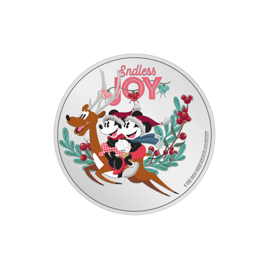 Disney Season's Greetings 1oz Silver Coin 2023