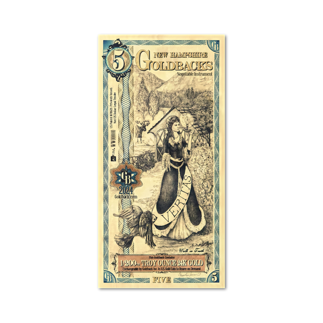 5 Goldback - New Hampshire