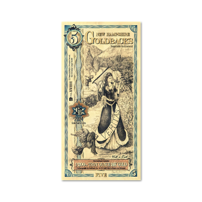 5 Goldback - New Hampshire