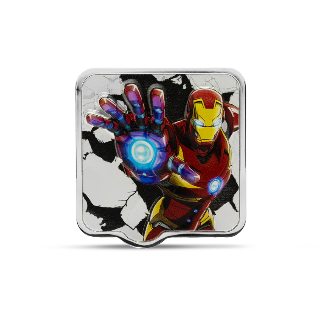 Marvel - Smash - Iron Man 'Zapt' 2oz Silver Coin