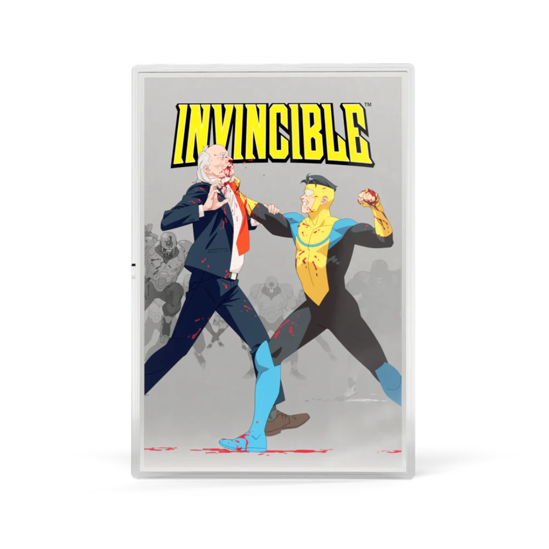 Skybound Invincible Season 3 Poster 1oz Silver Foil