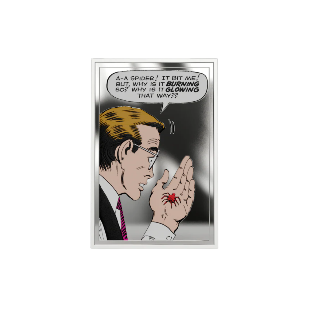Marvel - Spider-Man Iconic Moments - 2. The Bite That Changed Everything 1oz Silver Coin