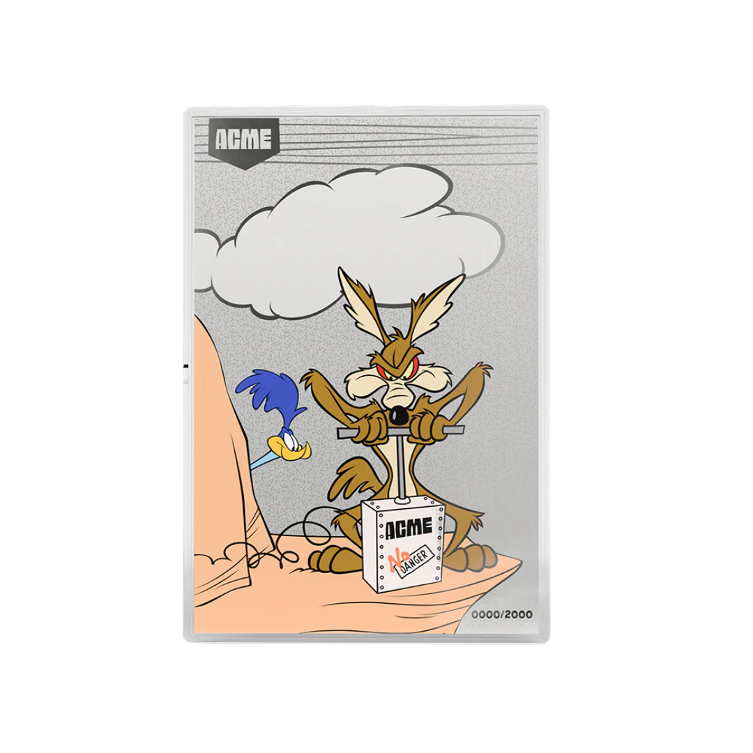 Looney Tunes- Acme TNT Plunger 5g Silver Foil With Chase: 3