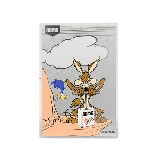 Looney Tunes- Acme TNT Plunger 5g Silver Foil With Chase: 3