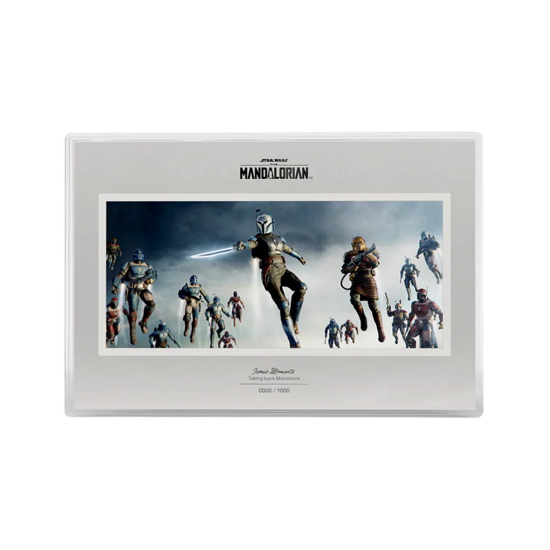 Star Wars - Legends of Mandalore Series - Taking Back Mandalore: 3 1oz Silver Foil