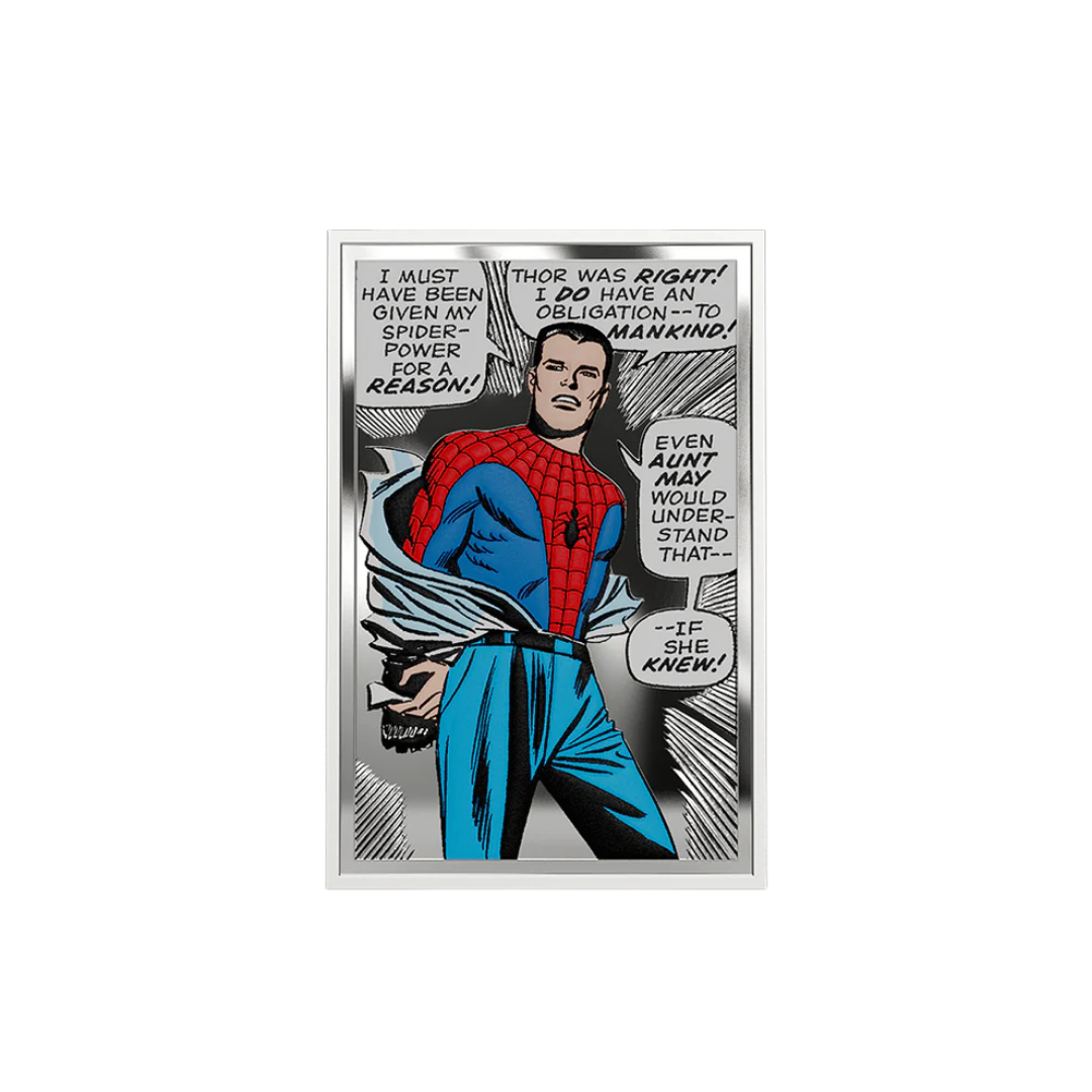 Marvel - Spider-Man Iconic Moments - 4. The Power, The Duty, The Choice 1oz Silver Coin