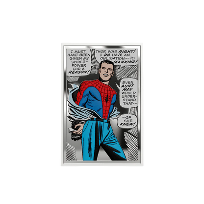 Marvel - Spider-Man Iconic Moments - 4. The Power, The Duty, The Choice 1oz Silver Coin