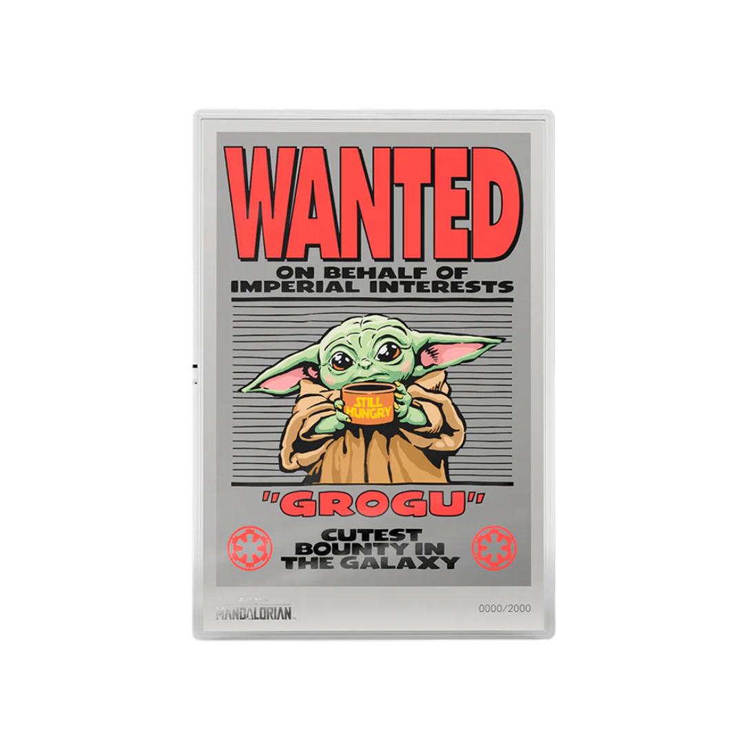 The Mandalorian - Wanted: Grogu 5g Silver Foil