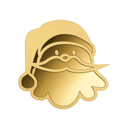 Santa in Gift Box -Gold Gift