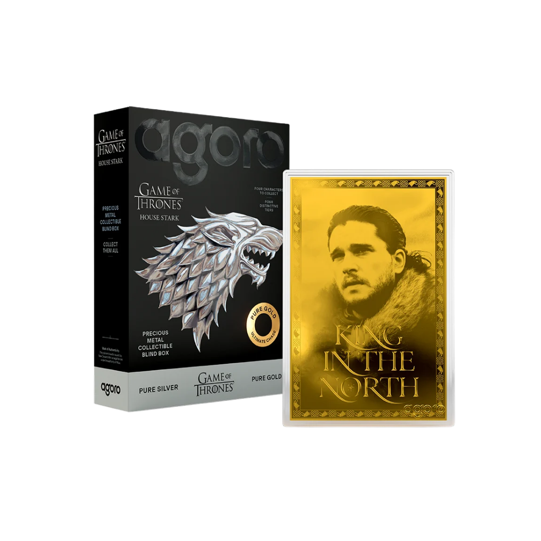 Game of Thrones: House Stark Blind Box 5g Silver Foil w/ Gold Chase