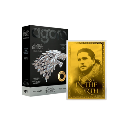 Game of Thrones: House Stark Blind Box 5g Silver Foil w/ Gold Chase