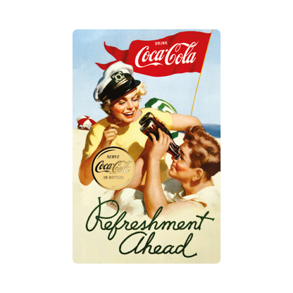 Coca-Cola Vintage Refreshment Goldcard - Gold Gift