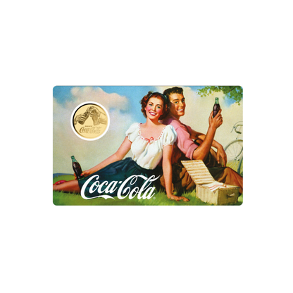 Coca-Cola Vintage Picnic Goldcard - Gold Gift