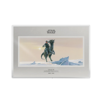 Star Wars: Luke Skywalker Riding His Tauntaun 20g Silver Foil