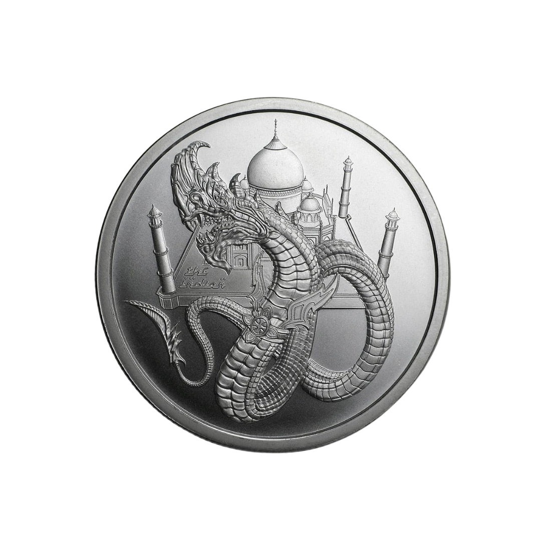 World Of Dragons "The Indian" Silver 1oz Coin