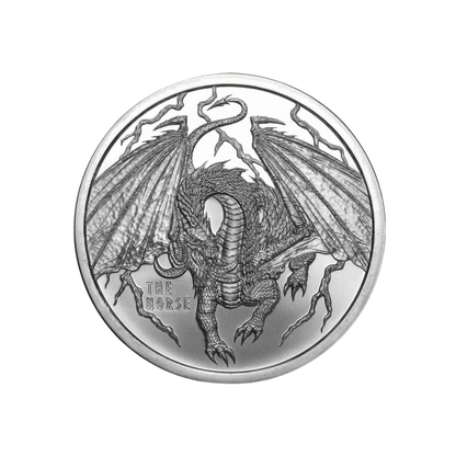 World Of Dragons "The Norse" Silver 1oz Coin