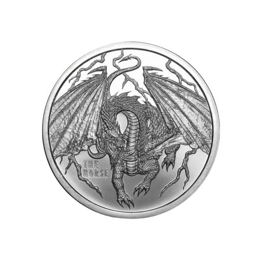 World Of Dragons "The Norse" Silver 1oz Coin