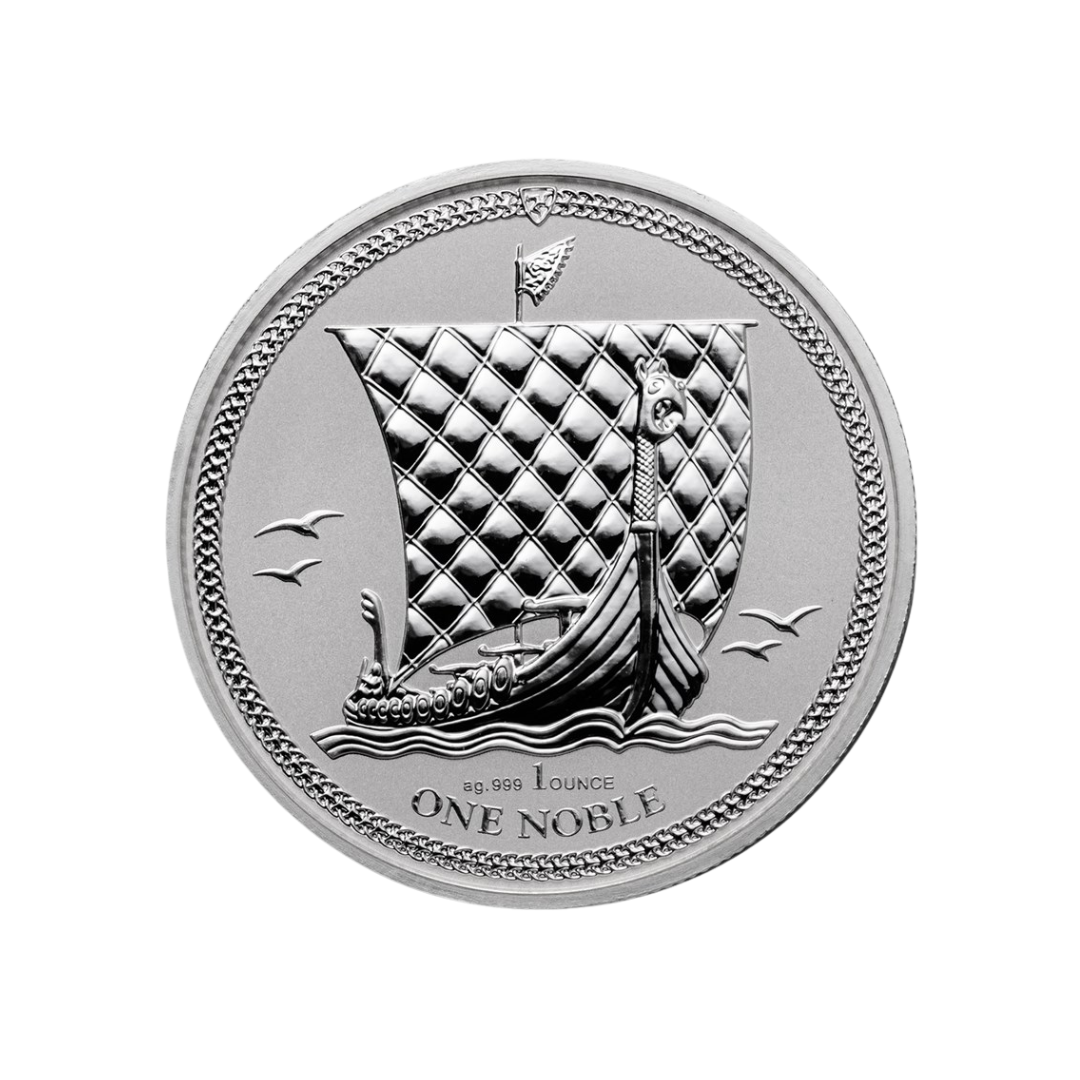 2018 Isle Of Man Noble Silver 1oz Coin