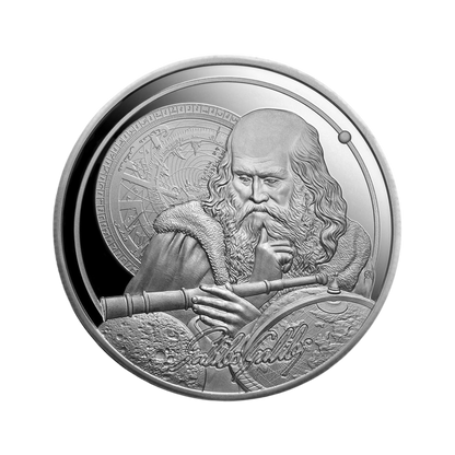 2021 Icons of Inspiration: Galileo 1oz Silver Coin