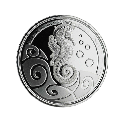 2019 Samoa Seahorse 1oz Silver Coin