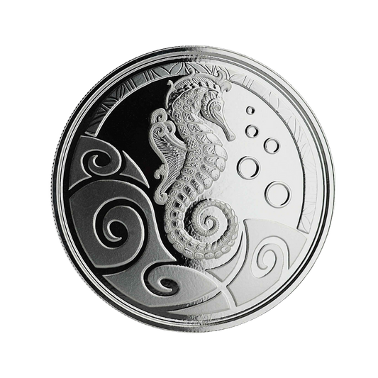 2019 Samoa Seahorse 1oz Silver Coin