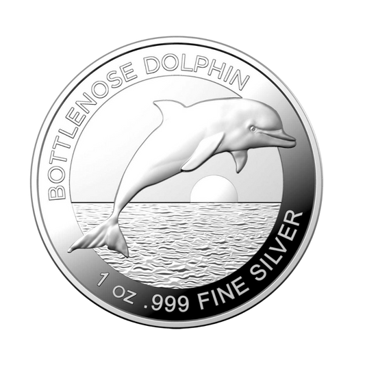 2019 Australia Bottlenose Dolphin 1oz Silver Coin