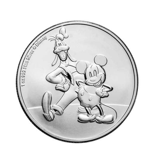 2021 Disney Mickey & Goofy 1oz Silver Coin