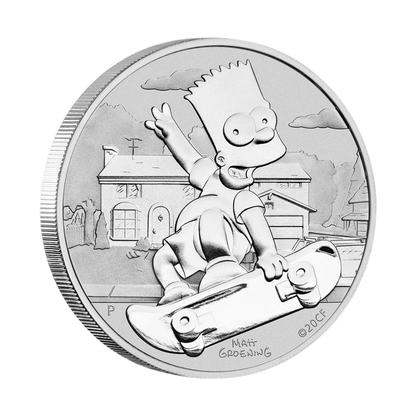 2020 Bart Simpson –1oz Silver Coin