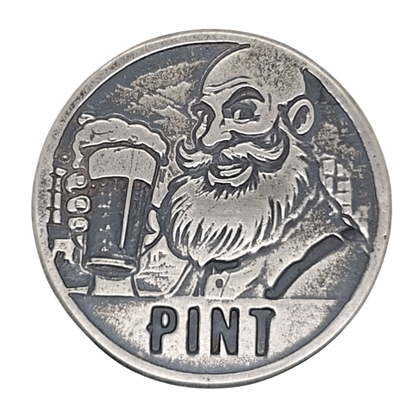 Volui Silver - Shot/Pint Version 2 30g Silver Flip Coin