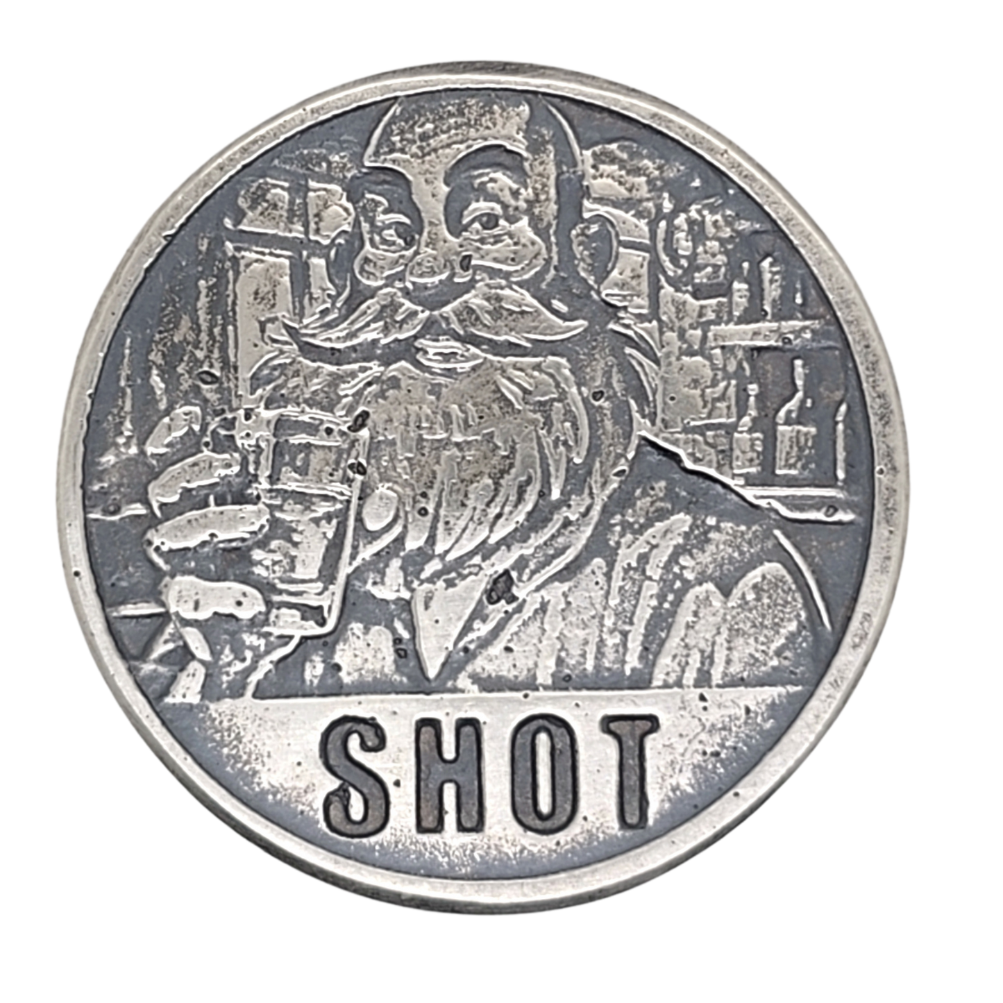 Volui Silver - Shot/Pint Version 2 30g Silver Flip Coin